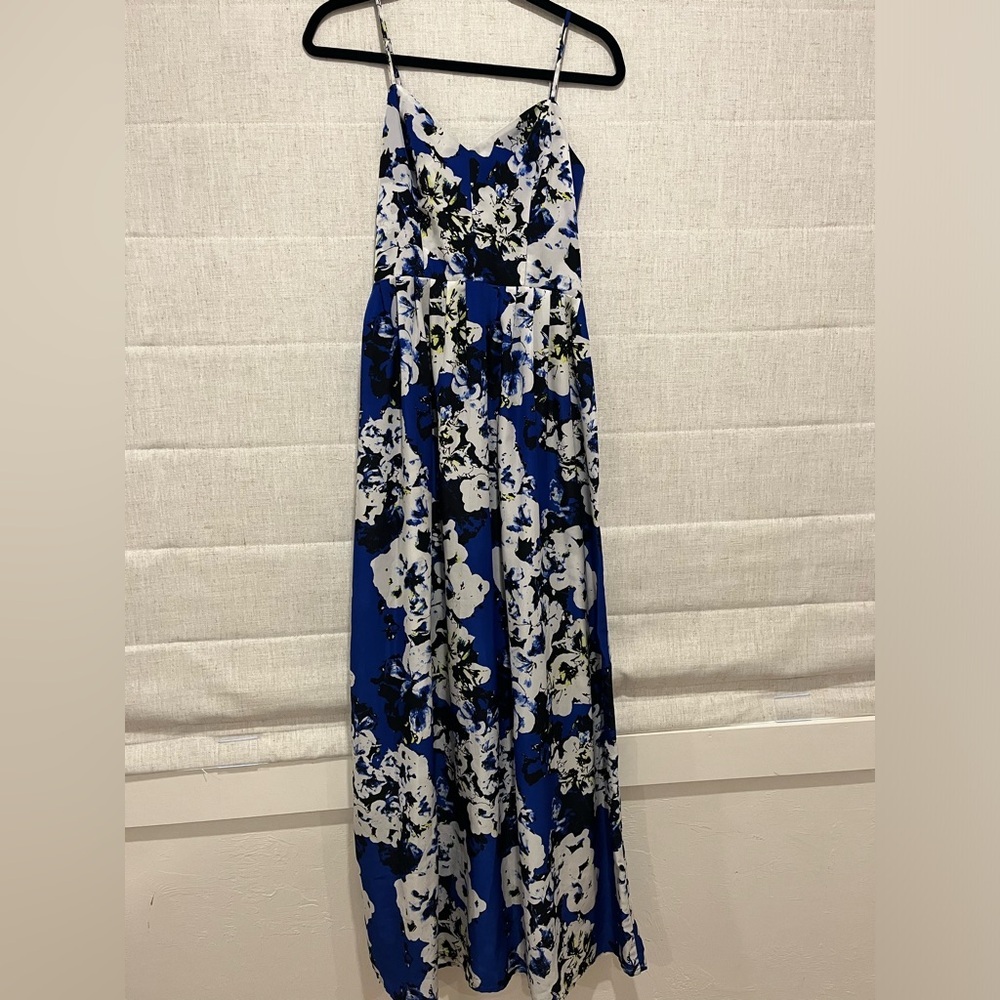 Full length wedding guest dress